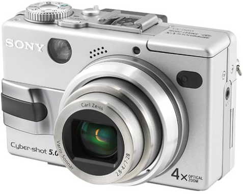 photo de Sony DSC-V1 Appareil photo numérique Cyber-shot 5MP avec zoom optique 4x