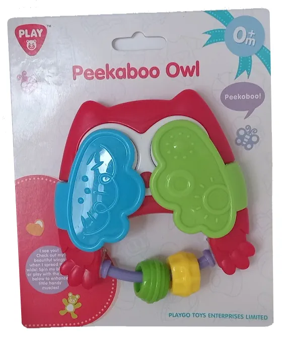photo de jouet pour bébé : peekaboo le hibou
