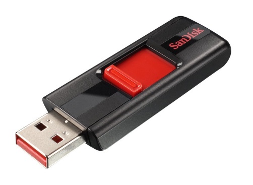 photo de Sandisk Cruzer clef USB 32 Go, noir - SDCZ36-032G