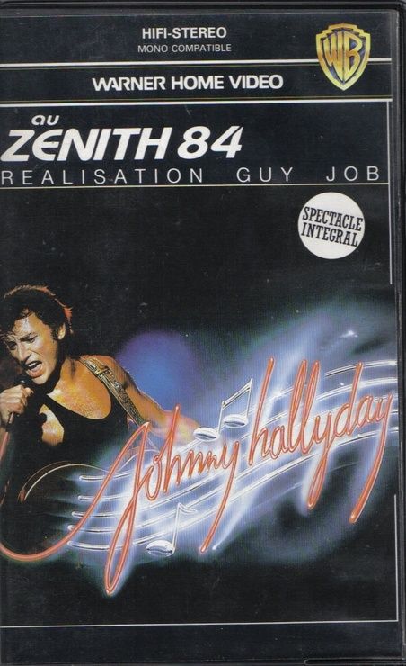 photo de JOHNNY HALLYDAY - ZENITH 84 - SPECTACLE INTEGRALE VHS